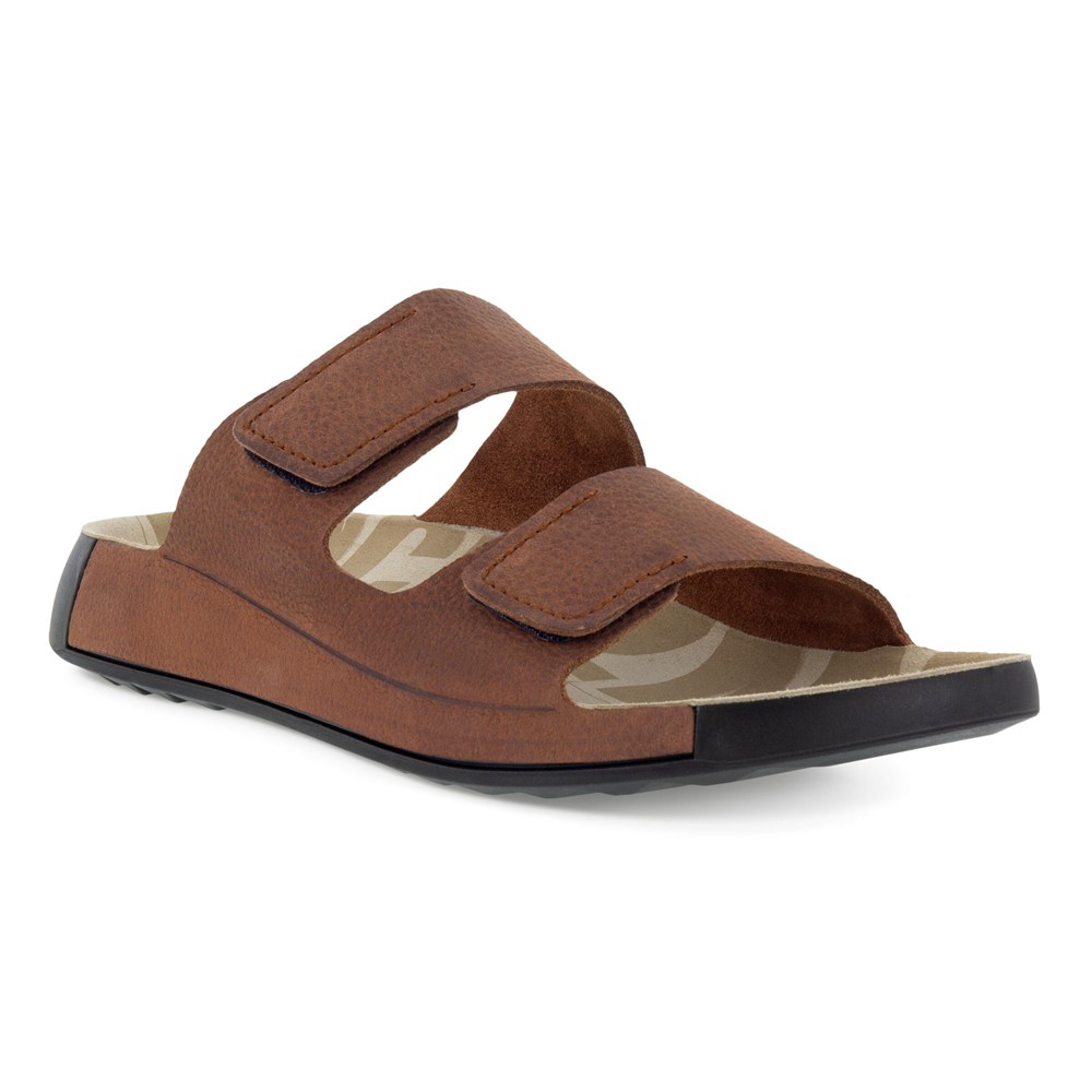 Sandalias Hombre - ECCO 2Nd Cozmo Flat - Marrom - PUG156734